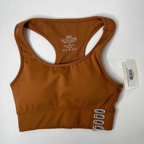 NWT Bundle Zenana Padded Racerback Women’s Sports Bras Size XS #377 - Picture 4 of 12